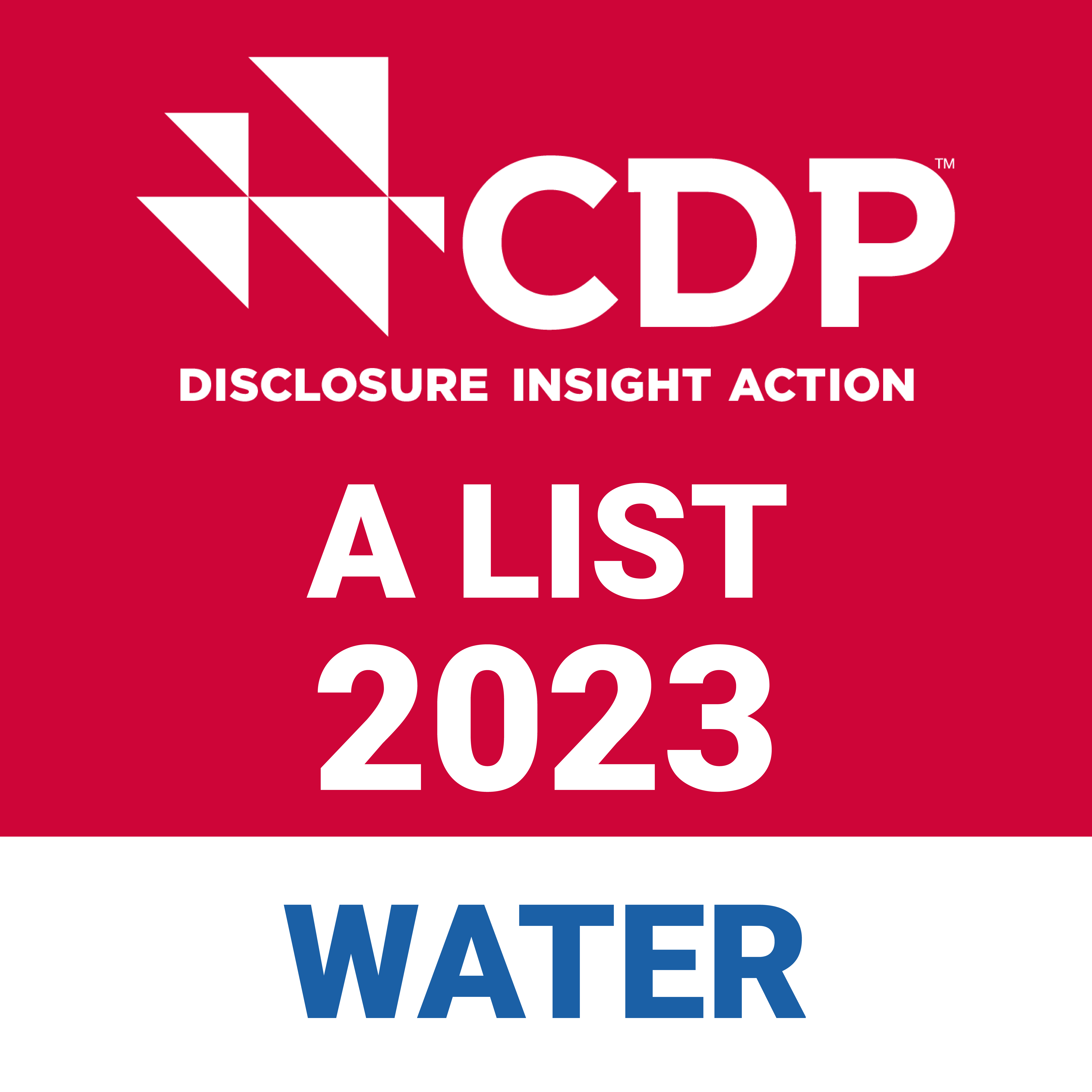 Water A List stamp 2023