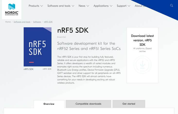Nordic nRF5 Software development kit