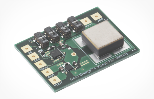 Maxell develops energy harvesting-compatible evaluation kit using an all-solid-state battery in conjunction with the ROHM group