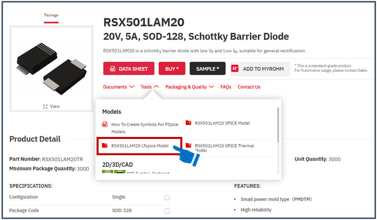 LTspice® models for discrete components are now available | ROHM ...