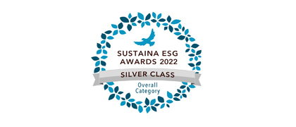 Awarded the Silver Class in the “SUSTAINA ESG AWARDS 2022”(Overall Category)
