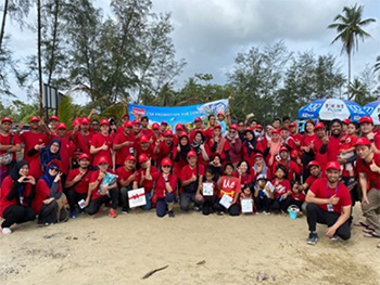 ROHM Electronics (Malaysia) Sdn. Bhd.: Participation in Coastal Cleanup Activities
