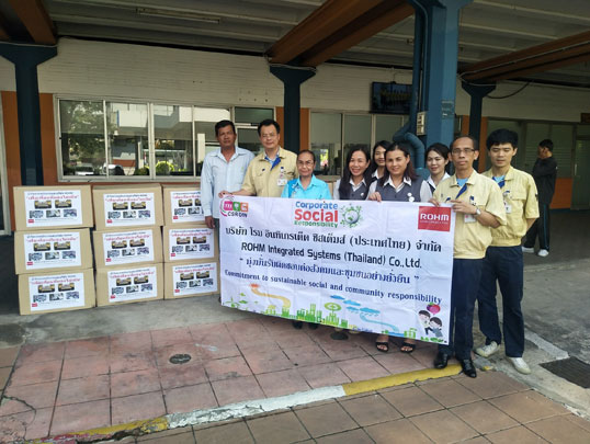 Donation of Used Paper and Calendar to the Foundation for People with Visually Impaired.
