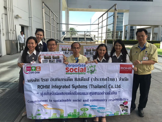Donation of Used Paper and Calendar to the Foundation for People with Visually Impaired.
