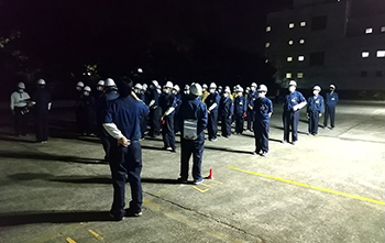 Night Evacuation Training
