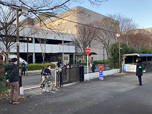 TOPIC. Bicycle Parking Patrol: Confirmation of the Obeying Situation of the Traffic Rule