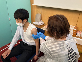Group vaccinations conducted in-house
