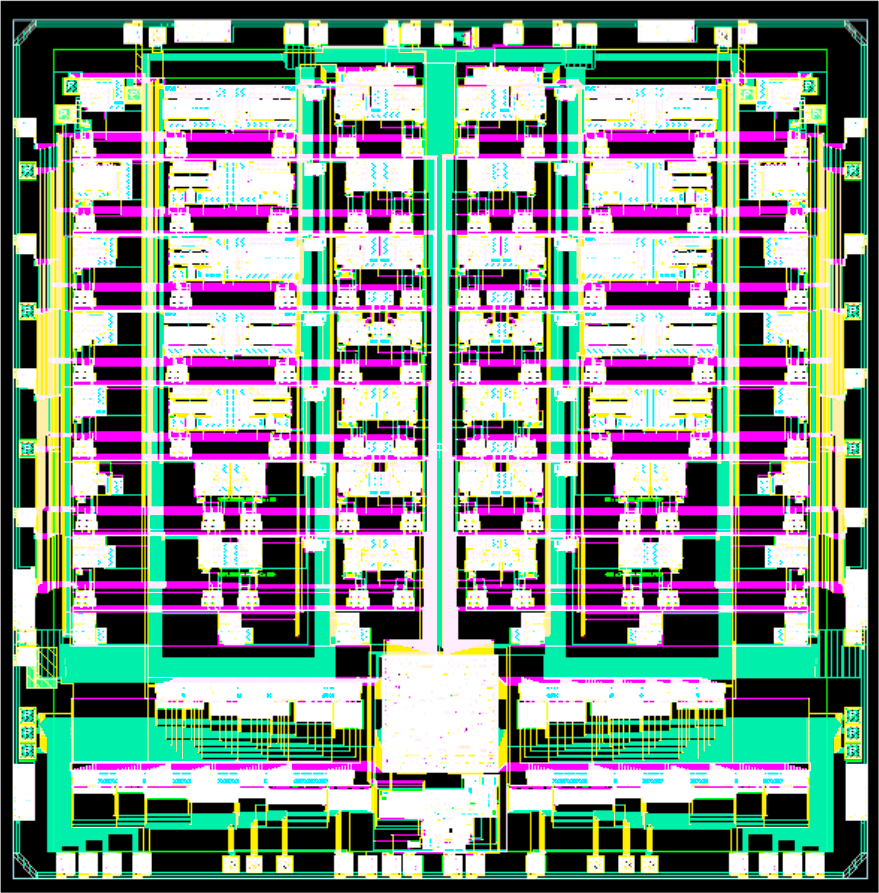 Test chip for investigating sound quality factors