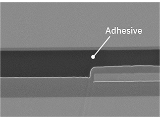 Wafer Bonding Cross-Section / Step Region