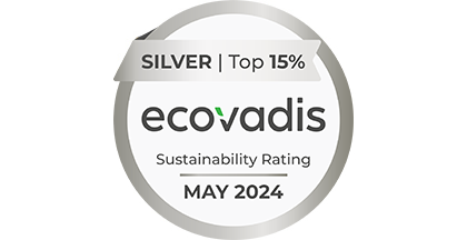 Silver Rating in EcoVadis Sustainability Assessment
