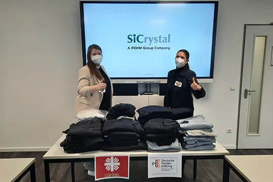 Donation of Work Clothes and Shoes