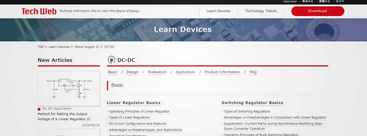 Learn DC-DC Circuit Design from the Basics to Practical Application-Tech Web-
