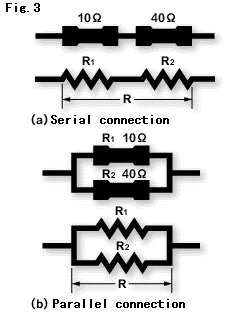 Resistor Serial connection and parallel connection