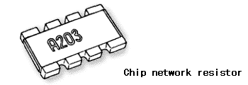 Chip network resitor