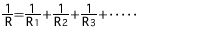 Resistor In the case of parallel connection