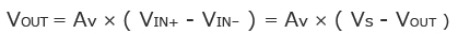 Opamp / Comparator Formula2