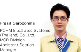 ROHM Integrated Systems (Thailand) Co., Ltd. MCR Division Assistant Section Manager