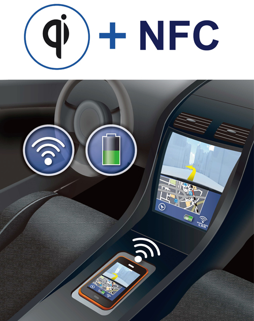 New Automotive Wireless Charging Solution With Nfc Communication