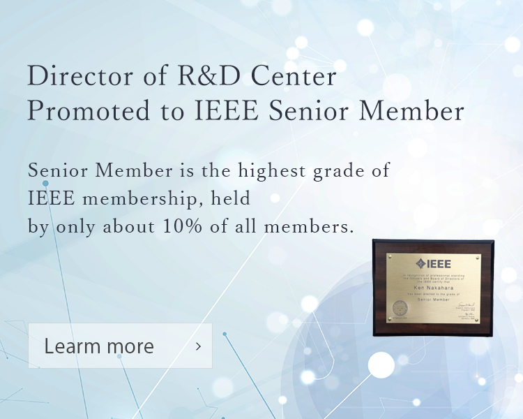 Director of R&D Center Promoted to IEEE Senior Member