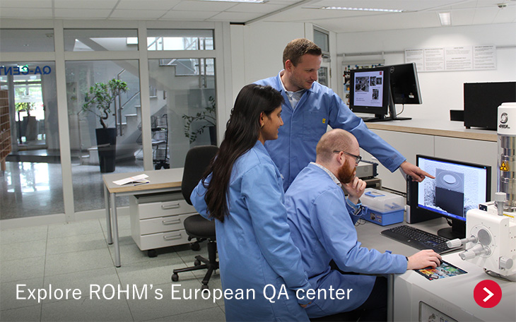 Explore ROHM's European QA center