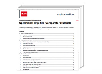 Op Amp/Comparator Application Note