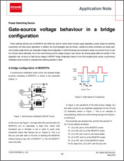 Gate-Source Voltage Behavior in a Bridge Configuration