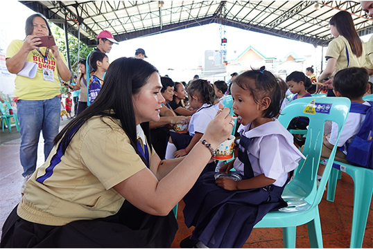 Nutrition Support Program for Families Raising Undernourished Children