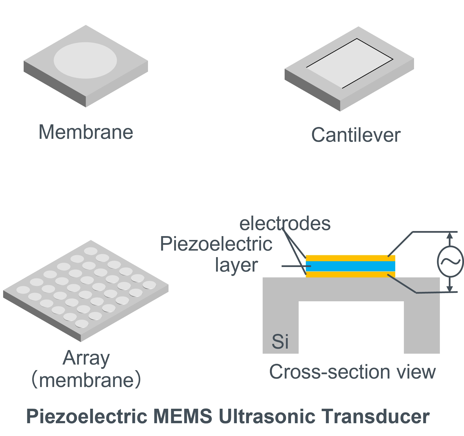 Piezoelectric MEMS Ultrasonic Transducer