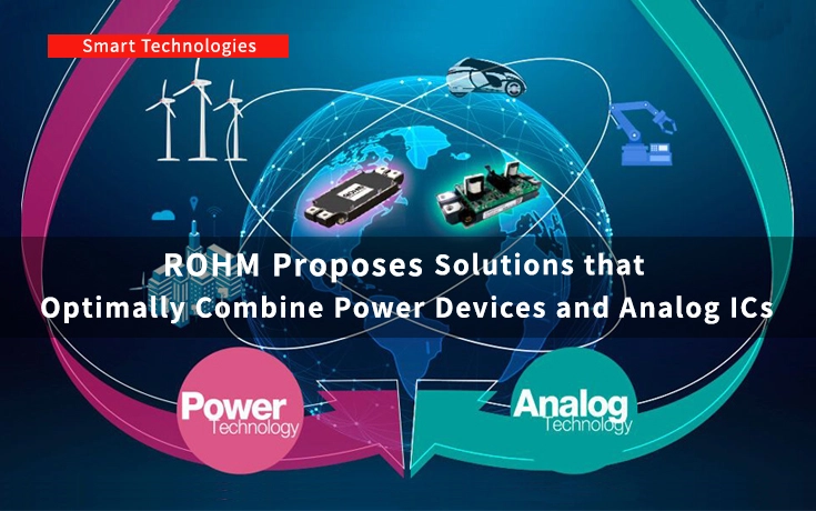 ROHM Proposes Solutions that Optimally Combine Power Devices and Analog ICs