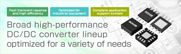 Broad high-performance DC/DC converter lineup optimized for a variety of needs